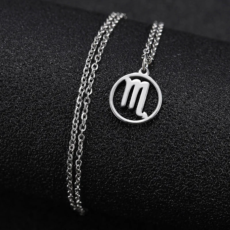 Zodiac Stainless Steel Necklace