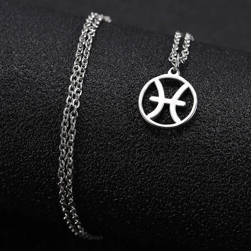 Zodiac Stainless Steel Necklace