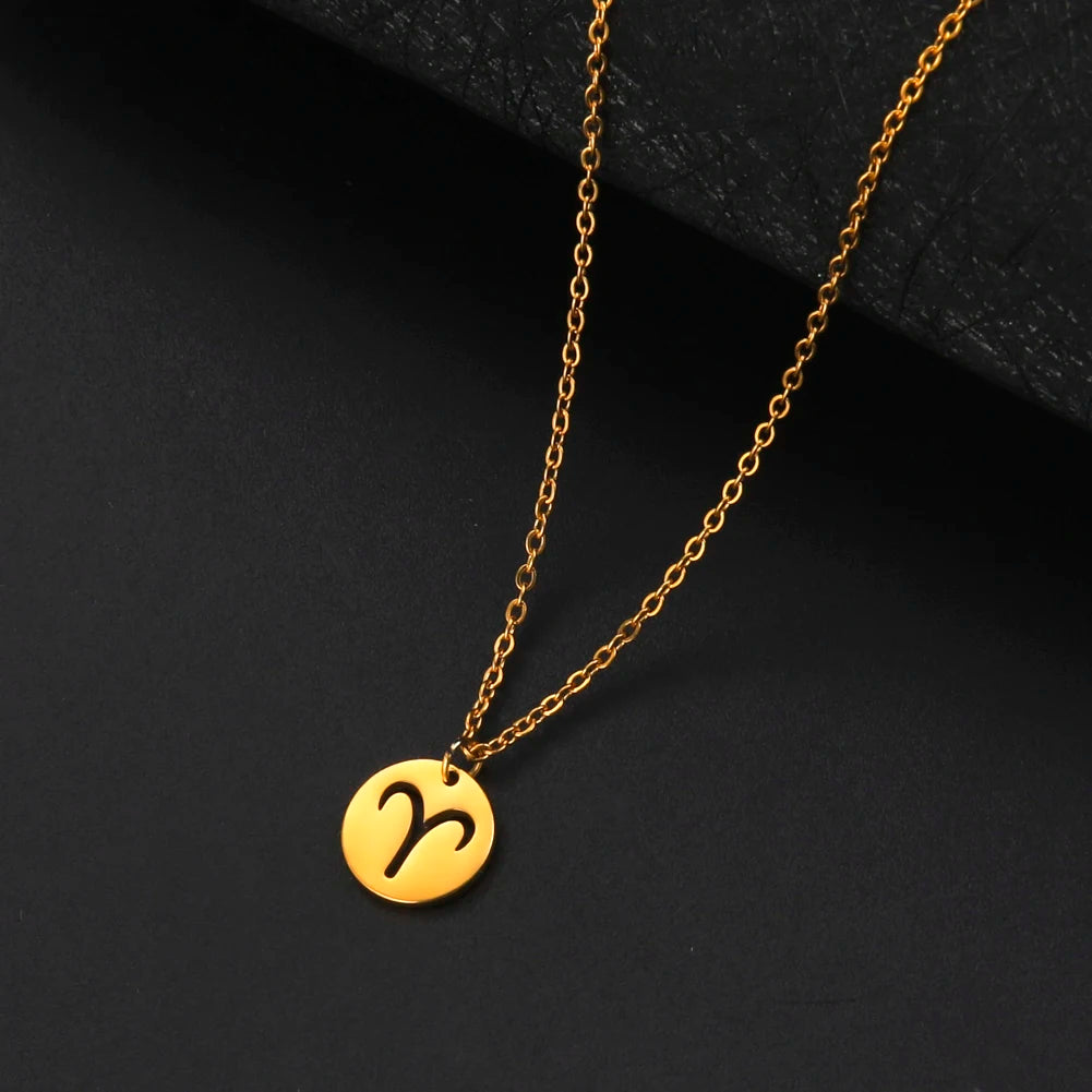 Zodiac Stainless Steel Necklace