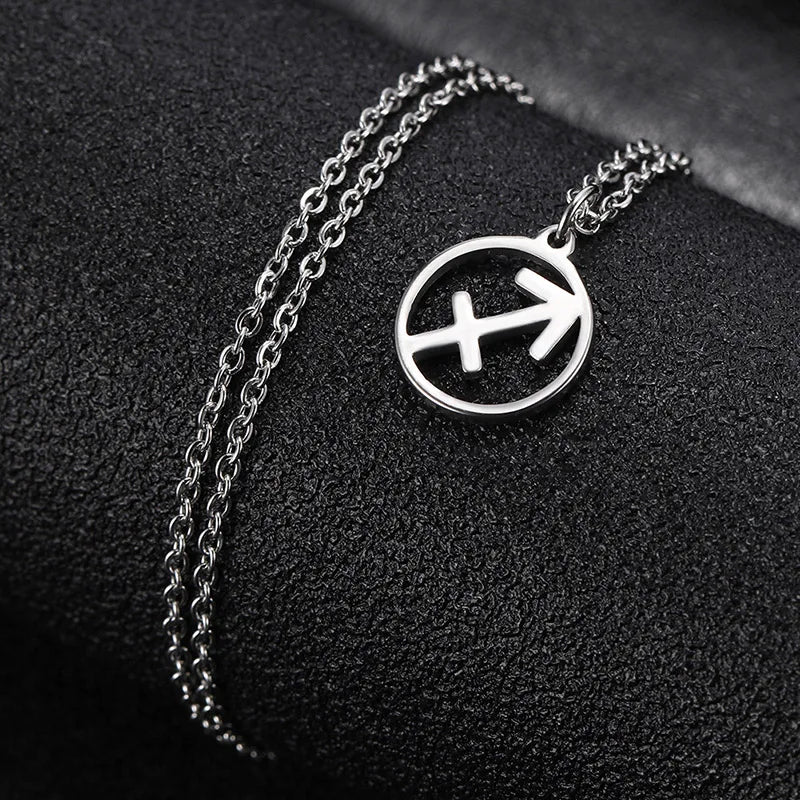 Zodiac Stainless Steel Necklace