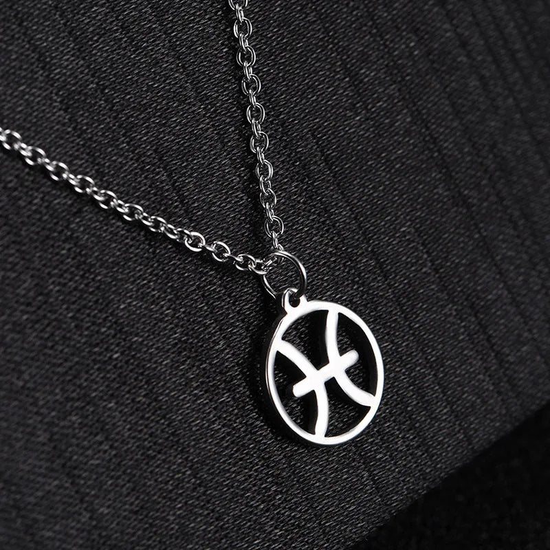 Zodiac Stainless Steel Necklace