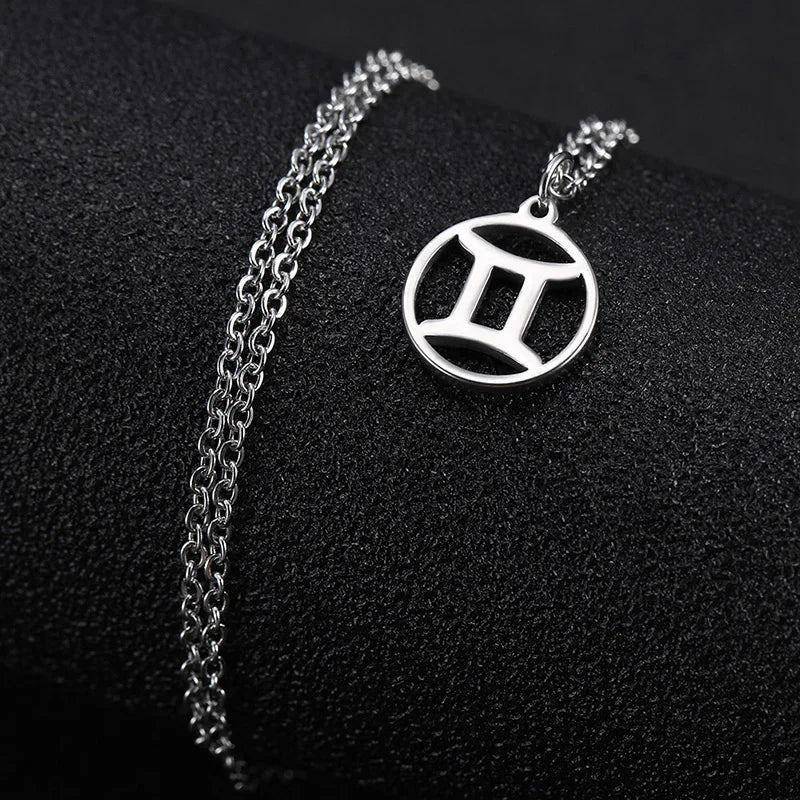 Zodiac Stainless Steel Necklace