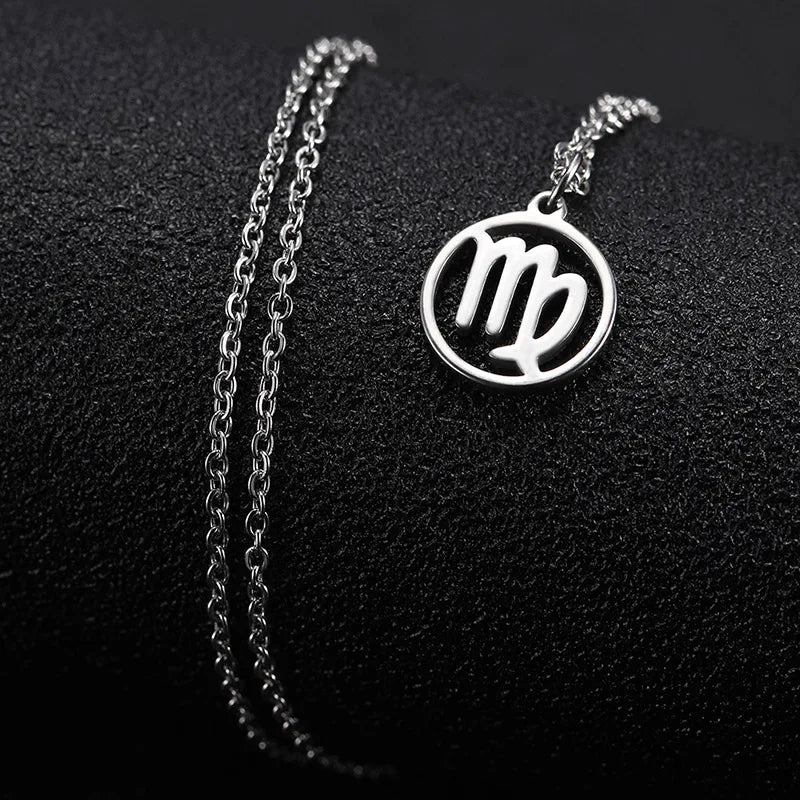 Zodiac Stainless Steel Necklace