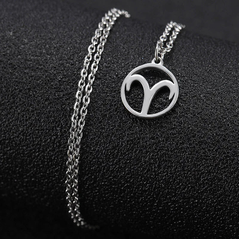 Zodiac Stainless Steel Necklace