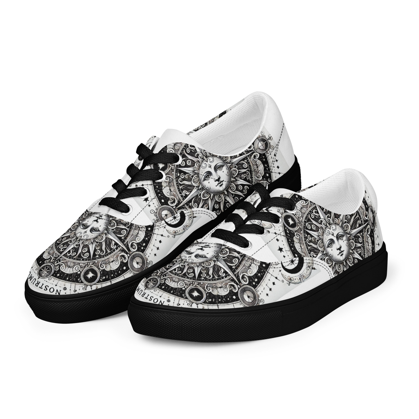 Zapatos con cordones Tarot personalizados: zapatos Tarot The Sun personalizados para mujer