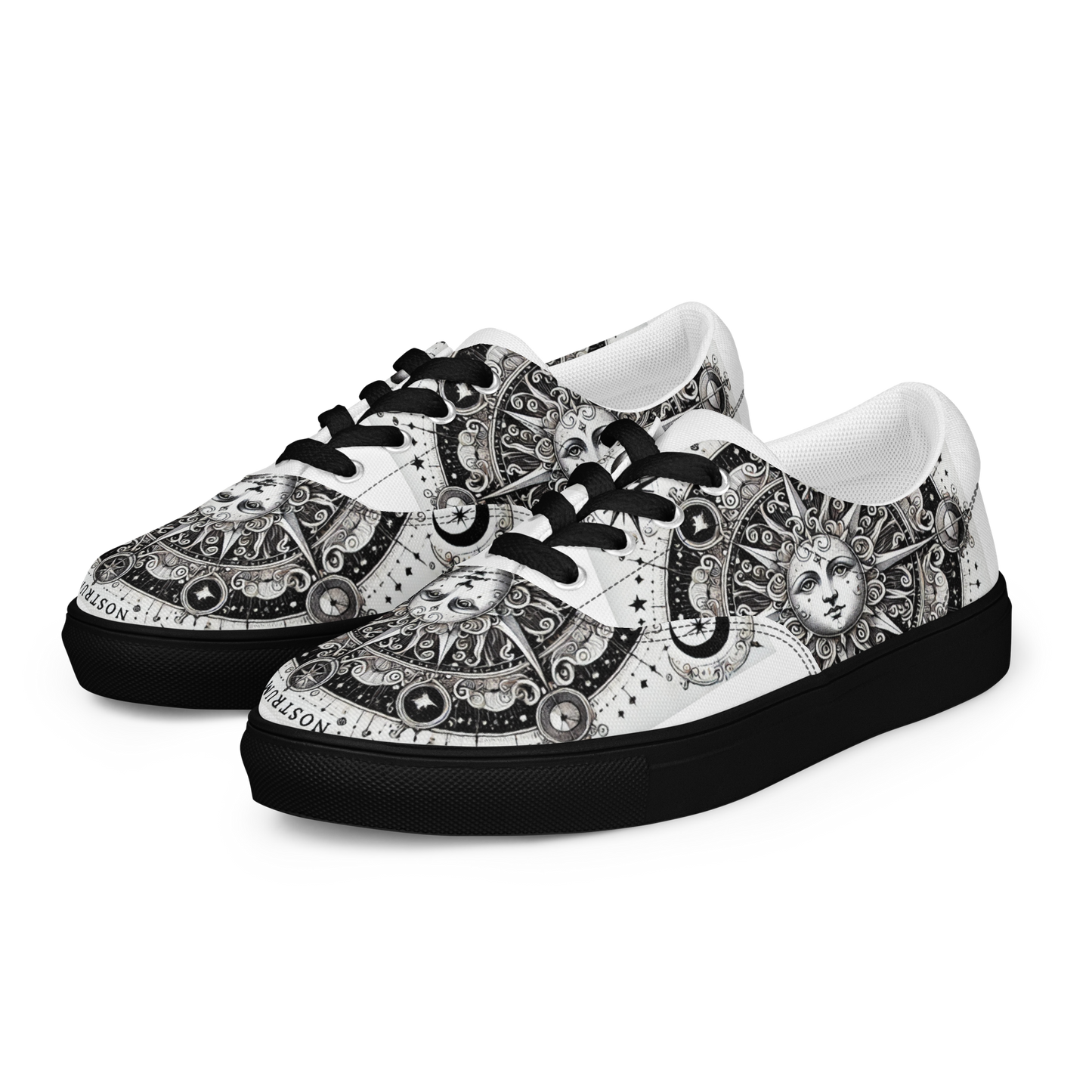 Custom Tarot Lace-up Shoes: Personalized Tarot The Sun Women Shoes