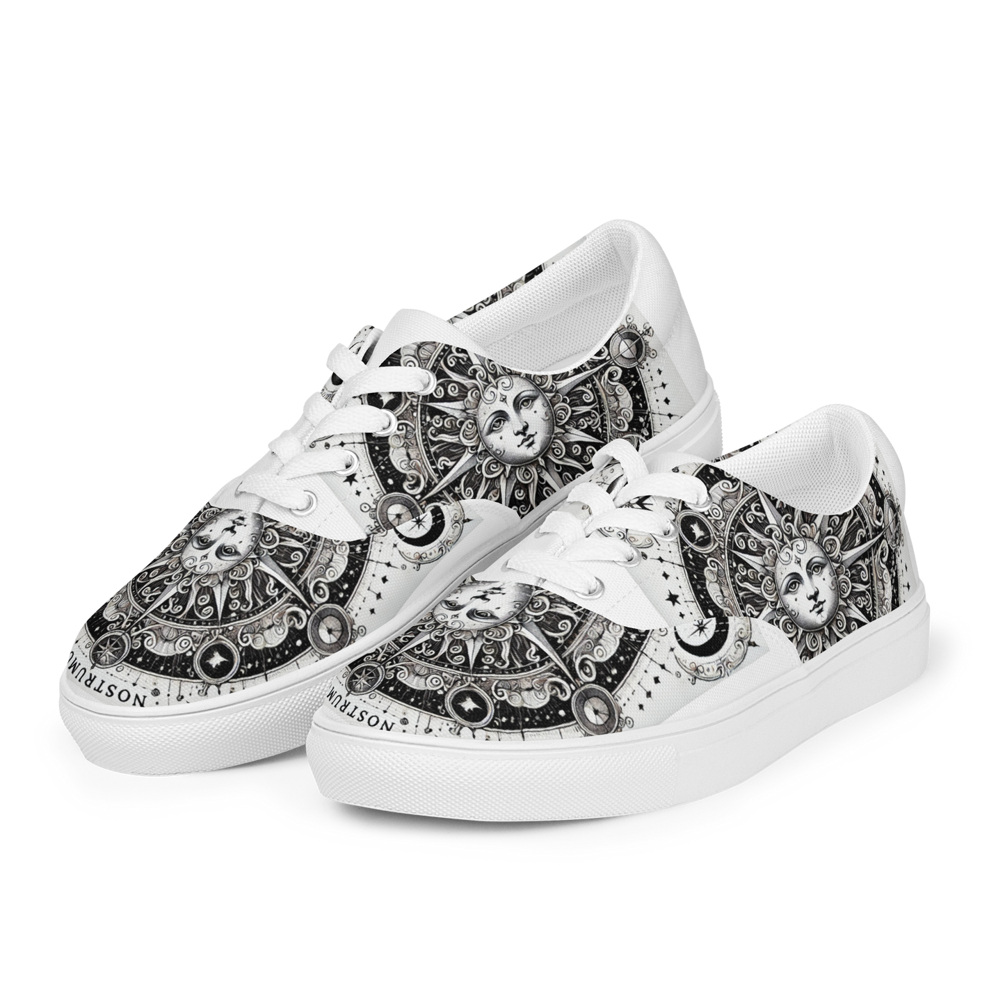 Zapatos con cordones Tarot personalizados: zapatos Tarot The Sun personalizados para mujer