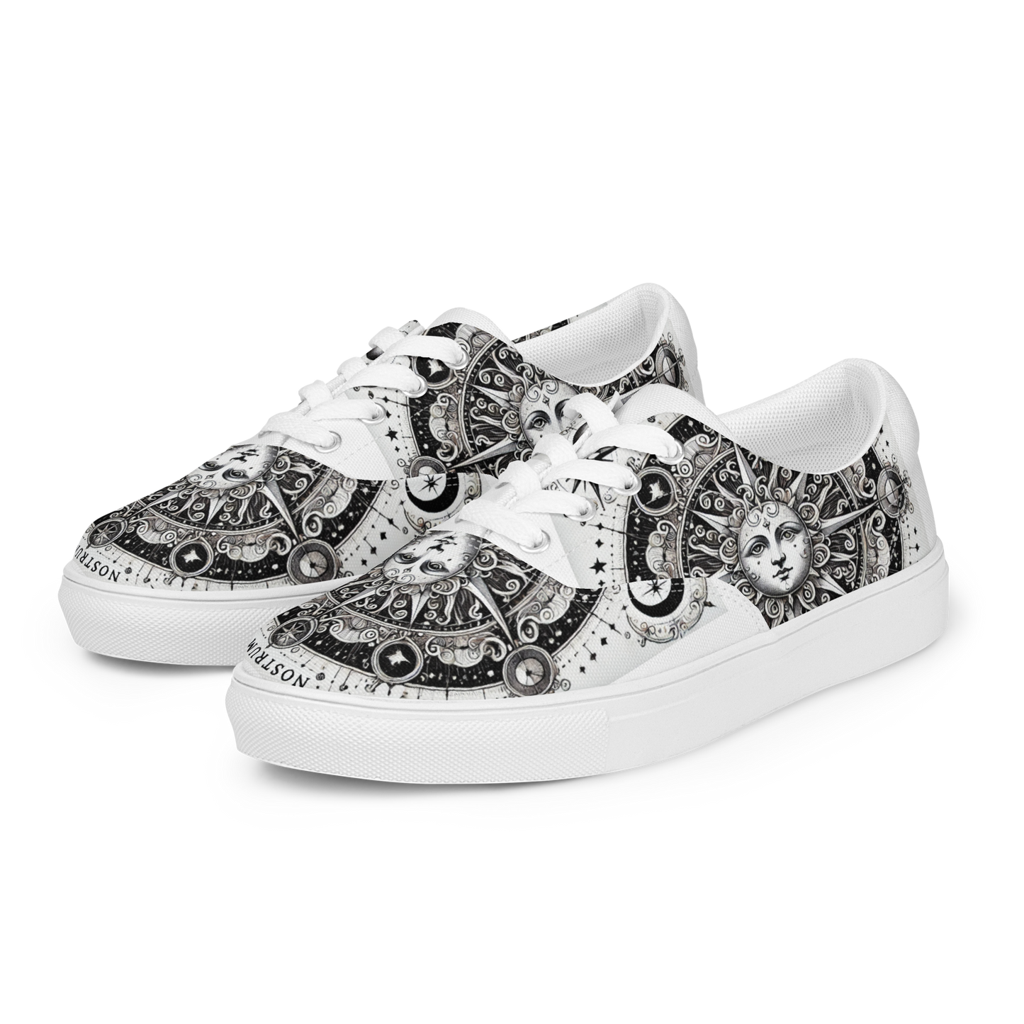 Zapatos con cordones Tarot personalizados: zapatos Tarot The Sun personalizados para mujer